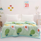 Gaeaspace  -  King Queen Students Quit Blanket Summer Air Conditioner Room Sleeping Blanket Quilt Soft Children Kids Sleeping Quilt Blanket