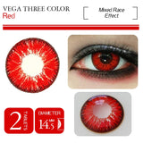 Gaeaspace  -  2pcs/ Pair Color Contact Lenses for Eyes Colored Cosmetic Soft Contacts Lens