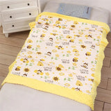 Gaeaspace  -  110x140cm New Baby Sleeping Blanket Elephant Rocket Pacify Children Bedding Blanket Infant Kids Quilt Blanket For Bed