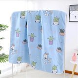 Gaeaspace  -  120x150cm 10 layers gauze cotton children blanket super thick super soft sleeping blanket children's sleep quilt