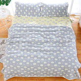 Gaeaspace  -  180*220CM muslin cotton sleeping blanket many patterns summer air conditioner room nap blanket 6 layers cotton muslin blankets