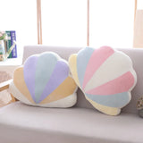 Gaeaspace  -  1pc Many Styles of Moon&Star&Shell&Rainbow Plush Pillow Soft Colorful Triangle&Hexagon Stuffed Cartoon Toy Sofa Cushion Dolls