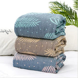 Gaeaspace  -  Bamboo Cotton Summer Air-condition Blanket Bedspreads Throw Blankets Knitted Blanket for sofa travel blanket  150*200/200*230cm