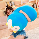 Gaeaspace  -  30cm 60cm 90cm Cute Fat Dog Cat  Penguin Frog Plush Toy Stuffed Anime Figure Cartoon Pillow Kids Toys Gift For Girlfriend