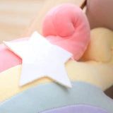 Gaeaspace  -  1pc Many Styles of Moon&Star&Shell&Rainbow Plush Pillow Soft Colorful Triangle&Hexagon Stuffed Cartoon Toy Sofa Cushion Dolls