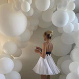 Gaeaspace  -  100/50pcs Matte White Latex Balloons Birthday Wedding Party Decorations Air Helium Ballons Kids Baby Shower Gifts Baloons