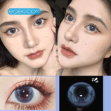 Gaeaspace  -  Butterfly Blue Colored Contact Lenses soft for eyes small Beauty Pupil myopia prescription degree yearly natural new