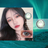 Gaeaspace  -  2pcs/pair Natural Lenses 3 Tone Monica Series Contact Lenses Colored Lenses for Eyes Eye Contacts Yearly Use(DIA:14.5mm)