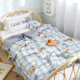 Gaeaspace  -  Summer Children Quilt Home Textiles Toddler Child Nap Blanket Kids Baby Blanket Comforter Bedding Quilts 120x150cm 150x200cm