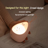 Gaeaspace  -  Night Light with Sensor Control cute animal Human Induction lamp For Kids Bedroom USB Rechargeable Silicone LED wall lights