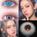 Gaeaspace  -   Siam Blue Colored Contact Lenses soft for eyes small Beauty Pupil myopia prescription degree yearly natural new big