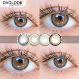 Gaeaspace  -  2pcs/pair Beautiful Contact Lenses for Eyes Naturl Pupils 4 Tone Series Eye Color Lens Colored Lenses for Eyes