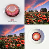 Gaeaspace  -  2pcs/pair Contact Lenses Colored Eye Lenses 4 Tone Eye Color Lens Colored Contacts Cosplay Anime Eyes