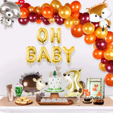 Gaeaspace  -  Forest Jungle Theme Animals Party Decor Latex Balloons Arch Kit Hedgehog Squirrel Fox Raccoon For Baby Shower Kids Birthday