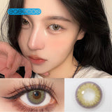 Gaeaspace  -  Diamonds Green Colored Contact Lenses soft for eyes small Beauty Pupil myopia prescription degree yearly natural new big