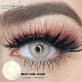 Gaeaspace  -  2pcs Colored Contact Lenses BRAZIL GIRL Series Color Contact Lens Eye Contacts Colored Lenses for Eyes Cosmetic Contact