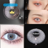 Gaeaspace  -   Wine Gray Colored Contact Lenses soft for eyes small Beauty Pupil myopia prescription degree yearly natural new big