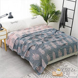 Gaeaspace  -  Bamboo Cotton Summer Air-condition Blanket Bedspreads Throw Blankets Knitted Blanket for sofa travel blanket  150*200/200*230cm