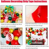 Gaeaspace  -  Merry Christmas Balloon Arch Garland Kit Green Red Santa Claus Balloons for Christmas Xmas New Year Party Decorations Supplies