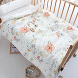 Gaeaspace  -  Kids Cotton Quilt Velvet Warm Sleeping Blanket For Baby Children Autumn Winter Summer Bedding Sleeping Blanket Quilt 120x150cm