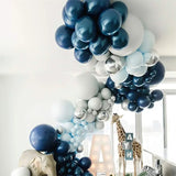 Gaeaspace  -  Hot Blue Balloons Series Arch Garland Set For Baby Shower Adult Girl Man Birthday Graduation Wedding Party Decoration Supplies