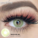 Gaeaspace  -  2pcs Colored Contact Lenses BRAZIL GIRL Series Color Contact Lens Eye Contacts Colored Lenses for Eyes Cosmetic Contact