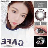 Gaeaspace  -  1 Pair 2 Tone Series Contact Lenses Colored Lenses for Eyes Starlight Series Eye Color Lens Yearly Use (DIA:14.5mm)