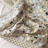 Gaeaspace  -  Mothers and infants Autumn and winter plus cotton warm blanket big size Baby Pacify Peas Blanket high-grade newborn baby quilt