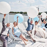 Gaeaspace  -  5PCS Large White Balloons Giant 18 Inch White Balloons Jumbo Balloons for Birthday Wedding Party Baby Shower Carnival Decoration