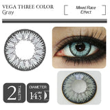 Gaeaspace  -  2pcs/ Pair Color Contact Lenses for Eyes Colored Cosmetic Soft Contacts Lens