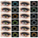 Gaeaspace  -  Contact Lenses 3 Tone Series Colored Contact Lenses for Eyes Beauty Makeup Green Colored Contacts Cosmetic for Eyes