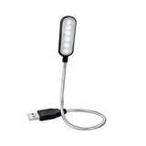 Gaeaspace  -  Mini 4 LED Book Lamp Portable USB Reading Night Lamp White/Warm Color Table Desk Lamp For Laptop Power Bank Notebook PC Computer