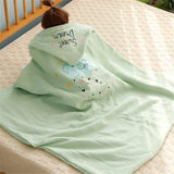 Gaeaspace  -  Baby Blankets Crinkle Muslin Cotton New Baby Swaddle Wrap Newborn Quilt Blanket Children Kids Toddler Boy Girl Sleeping Blanket