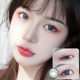 Gaeaspace  -  2pcs/pair 4 Tone Colored Eye Contact Lenses 0-800 Degrees Year Toss Beautiful Eye Color Lens