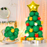 Gaeaspace  -  Merry Christmas Balloon Arch Garland Kit Green Red Santa Claus Balloons for Christmas Xmas New Year Party Decorations Supplies