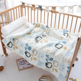 Gaeaspace  -  Kids Cotton Quilt Velvet Warm Sleeping Blanket For Baby Children Autumn Winter Summer Bedding Sleeping Blanket Quilt 120x150cm