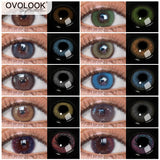 Gaeaspace  -  1 Pair (2pcs) Galaxy Series Colored Lenses for Eyes Color Contact Lenses Beauty Comestic Eye Color Lens Yearly(Dia:14mm)