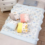 Gaeaspace  -  110x140cm New Baby Sleeping Blanket Elephant Rocket Pacify Children Bedding Blanket Infant Kids Quilt Blanket For Bed