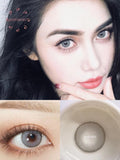 Gaeaspace  -  cloud series blue Beautiful small Pupil Contact Lenses Cosmetic Eyes Colored Degree myopia 2pcs/pair prescription