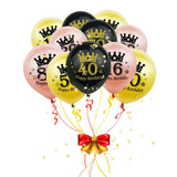 Gaeaspace  -  70 Years Old Happy Birthday Balloon Banner Sticker Latex Helium Balloons Paper Pompoms For 70th Anniversary Decorations Adult