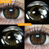 Gaeaspace  -  2PCS/Pair Lenses Colored Lenses for Eyes Contact Lenses 6 Tone Fashion Colored Eye Contacts Eye Color Lens Yearly Use