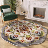 Gaeaspace   -  Carpet for Living Room Retro Pastoral Floral Large Area Plush Rug Home Decoration IG Fluffy Cloakroom Bedroom Mat ковер Tapete