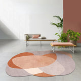 Gaeaspace  -  Irregular Living Room Decorative Carpet Simple Bedroom Geometric Mat Creative Model Room Non-slip Rug Household Sofa Casual Rugs