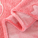 Gaeaspace  -  Pink Strawberry and Rabbit Blanket Gifts for Girls Women Living Room Sofa Couch Decor Soft Lightweight Warm Cozy Throw Blankets