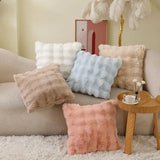 Gaeaspace  -  High end Tuscany faux fur pillow Luxury high-end sofa cushion Super soft plush cushion/cushion pillow