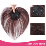 Gaeaspace  -  Synthetic Topper Hairpiece False Bang Clip-In Bangs Extension Natural Fake Fringe Invisible Clourse Hairpiece for Women