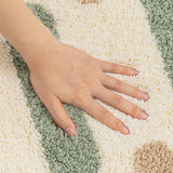 Gaeaspace  -  Geometric Tufting Bathroom Mat Soft Fluffy Rug Bedroom Bedside Carpet Doormat Floor Anti Slip Pad Aesthetic Home Room Decor