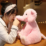 Gaeaspace  -  Elephant Plush Toys Kawaii Kids Toys Fluffy Elephant Pillow Stuffed Cartoon Animal Baby Doll Children Christmas Birthday Gift