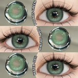 Gaeaspace  -  Korean Lenses Colored Contact Lenses For Eyes Natural Beauty Pupil 1 Pair Blue Lenses High Quality Eye Makeup Lenses