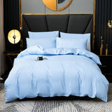 Gaeaspace  -  Cotton Bedlinens Ru Europe Queen King Family Size Set Sheet Duvet Cover Pillowcase Bedding Sets